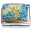 CT9918 Surfer Surfing Wave Italian Charm