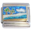 CT9951 Night Sky Beach Palms Italian Charm