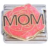 CT9963 Mom Pink Flower Italian Charm