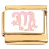 Virgo Zodiac Italian Charm on Gold