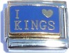 PA130 I Love Kings Italian Charm