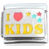R3010 I Love Kids Family Parent Teacher Italian Charm