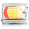 R3015 Pencil School Student Teacher Italian Charm
