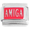 R3039red Amiga Spanish Girl Friend on Red Italian Charm
