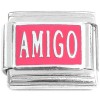 R3050red Amigo Spanish Male Friend on Red Italian Charm
