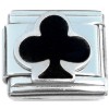 R406 Club Playing Card Symbol Italian Charm