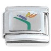 R851 Bird of Paradise Colorful Flower Italian Charm