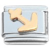T161 Boat Anchor Goldtone Italian Charm