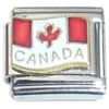 T3067 Canada Waving Flag Italian Charm