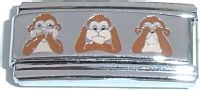 Three Monkeys on Silver (superlink)