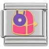 T3134pink Backpack in Pink Italian Charm