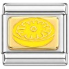 T3149yellow Lemon Slice Fruit Italian Charm