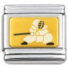 T3156 Martial Arts or Fencing Low Italian Charm