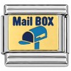 T3169blue Mailbox in Blue Italian Charm