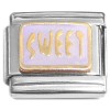 T3175purple Sweet on Purple Italian Charm