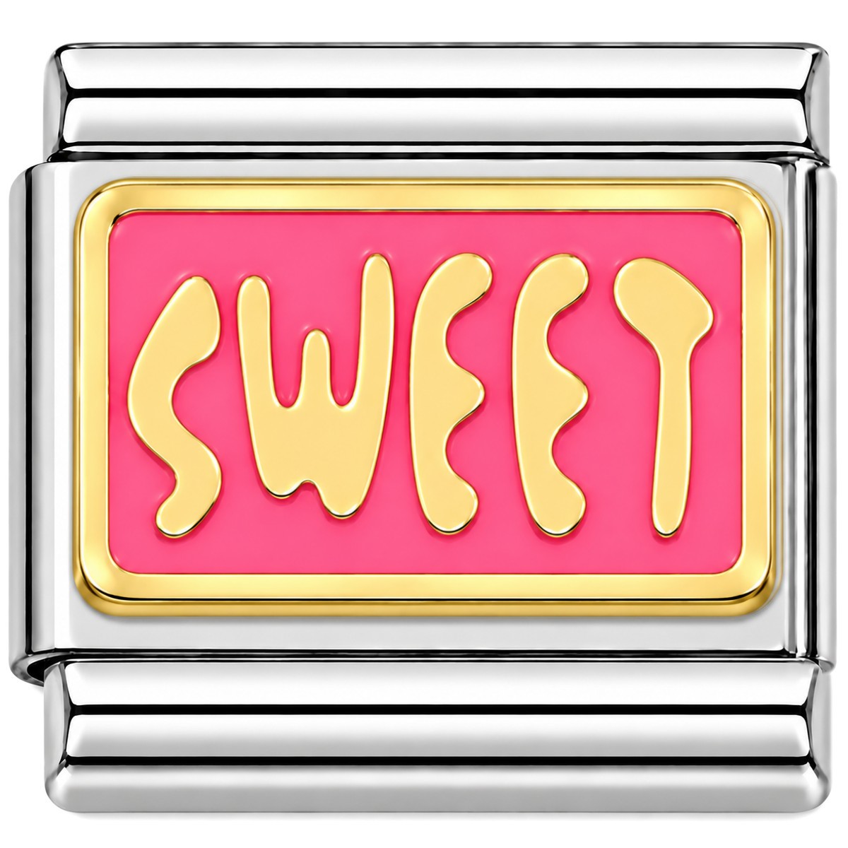T3175pink Sweet on Pink Italian Charm