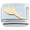 T3245 Tennis Racket and Ball Sports Italian Charm