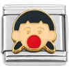 T3292 Surprised Face Italian Charm /