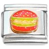 T3481 Hamburger Bun Meat Lettuce Cheese Italian Charm