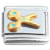 T375blue Scissors Blue Handles Italian Charm