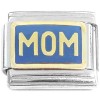 T389darkblue Mon Dark Blue Gold Italian Charm