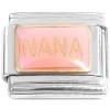 T391pink Nana on Pink Italian Charm