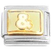 T411 Ampersand And Sign Italian Charm