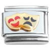 T439 Theatre Drama Masks Comedy Tragedy Italian Charm