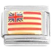 T452 Grand Union Flag Vintage American Flag Italian Charm