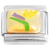 T454 Tropical Bird of Paradise Flower Bloom Italian Charm