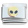 T501 Alien Head Big Eyes Italian Charm