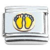 T532 Little Footprints Feet Italian Charm