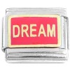 T534red Dream Red Italian Charm