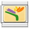 T906 Tropical Flower Bird of Paradise Italian Charm