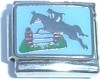 TC011/CT3982 Horse Jumping Italian Charm
