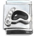 13mmCT1042 Foot Print 13mm Italian Charm