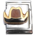 13mmCT1185 Cowboy Hat 13mm Italian Charm