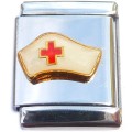 13mmR3035 Nurse Hat 13mm Italian Charm