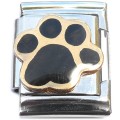 13mmT310 Paw Print 13mm Italian Charm