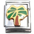 13mmT616 Palm Tree 13mm Italian Charm