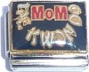 Tae Kwon Do Mom on Black Charm