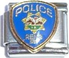 CT9071 Police Badge Italian Charm