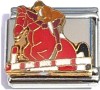 CT9130 Equestrian Horse Riding Italian Charm