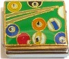 CT9241 Billiard Table Pool Balls Italian Charm