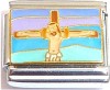 Jesus on Cross (Day) Italian Charm