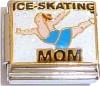 Ice Skating Mom Italian Charm