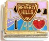 CT9316 I Love Beverly Hills Italian Charm