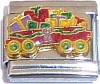 Christmas Train Car of Presents Italian Charm