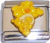 CT6192 Care Bear Yellow Glitter Italian Charm