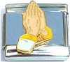 Praying Hands Italian Charm